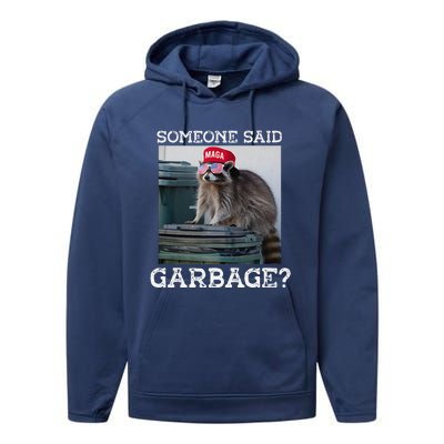 Sarcastic Joe Biden Funny Trump’S Supporters Are Garbage Performance Fleece Hoodie