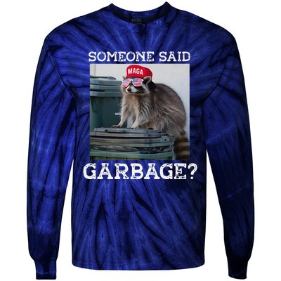 Sarcastic Joe Biden Funny Trump’S Supporters Are Garbage Tie-Dye Long Sleeve Shirt