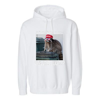 Sarcastic Joe Biden Funny Trump’S Supporters Are Garbage Garment-Dyed Fleece Hoodie