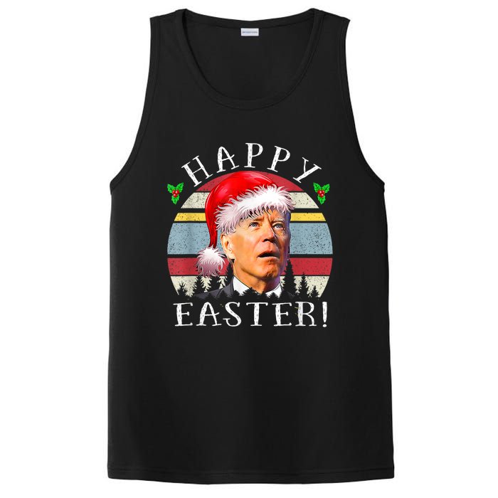 Santa Joe Biden Happy Easter Ugly Christmas PosiCharge Competitor Tank