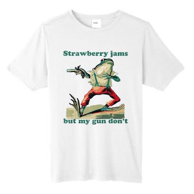 Strawberry Jams But My Gun Dont Silly Frog Tall Fusion ChromaSoft Performance T-Shirt