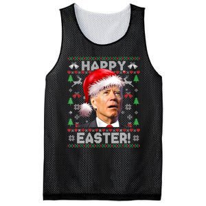 Santa Joe Biden Happy Easter Ugly Christmas Sweater TShirt Mesh Reversible Basketball Jersey Tank