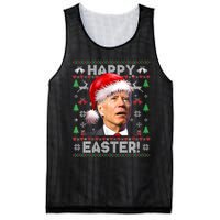 Santa Joe Biden Happy Easter Ugly Christmas Sweater TShirt Mesh Reversible Basketball Jersey Tank