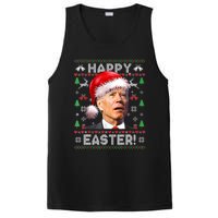 Santa Joe Biden Happy Easter Ugly Christmas Sweater TShirt PosiCharge Competitor Tank