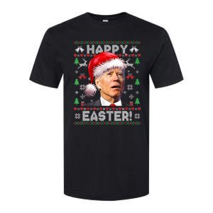 Santa Joe Biden Happy Easter Ugly Christmas Sweater TShirt Softstyle CVC T-Shirt