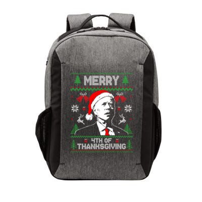 Santa Joe Biden Merry Thanksgiving Ugly Christmas Sweater Sweatshirt Vector Backpack