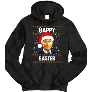 Santa Joe Biden Happy Easter Ugly Christmas Sweater Tie Dye Hoodie