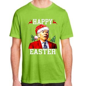 Santa Joe Biden Happy Easter Ugly Christmas Adult ChromaSoft Performance T-Shirt