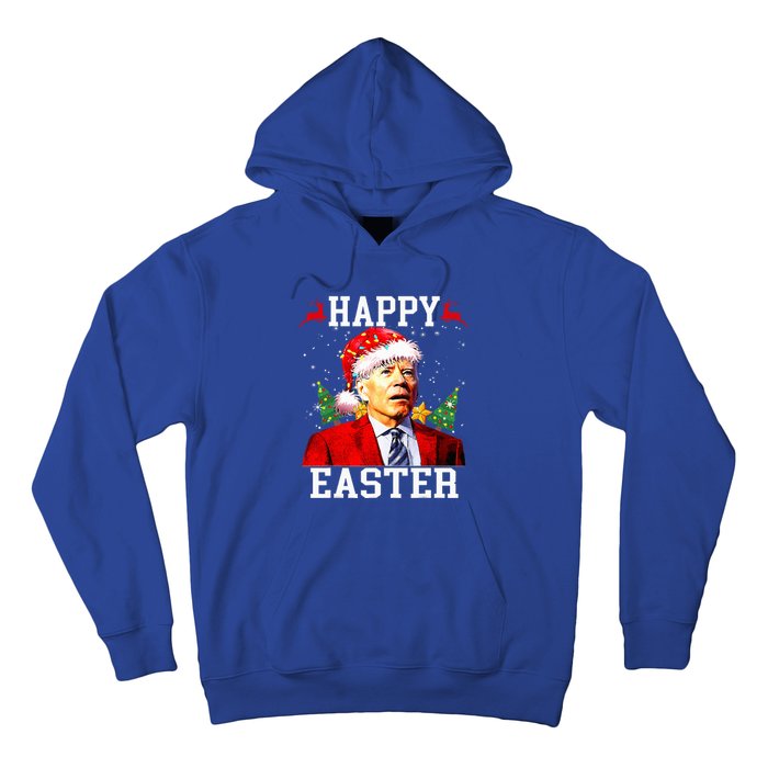 Santa Joe Biden Happy Easter Ugly Christmas Hoodie