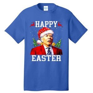 Santa Joe Biden Happy Easter Ugly Christmas Tall T-Shirt