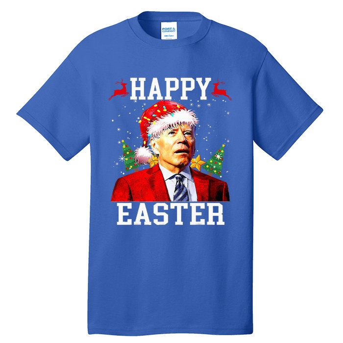 Santa Joe Biden Happy Easter Ugly Christmas Tall T-Shirt