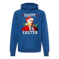 Santa Joe Biden Happy Easter Ugly Christmas Premium Hoodie