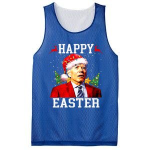 Santa Joe Biden Happy Easter Ugly Christmas Mesh Reversible Basketball Jersey Tank