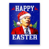 Santa Joe Biden Happy Easter Ugly Christmas Poster