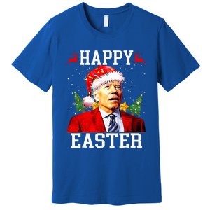 Santa Joe Biden Happy Easter Ugly Christmas Premium T-Shirt