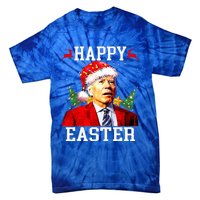 Santa Joe Biden Happy Easter Ugly Christmas Tie-Dye T-Shirt