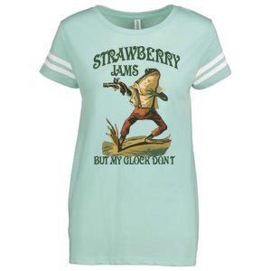 Strawberry Jams But My G.L.O.C.K Dont Enza Ladies Jersey Football T-Shirt