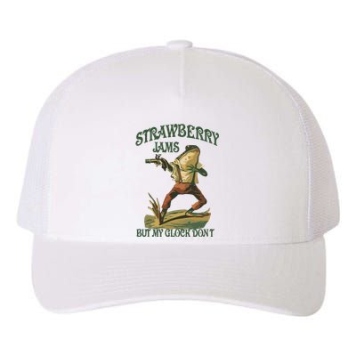 Strawberry Jams But My G.L.O.C.K Dont Yupoong Adult 5-Panel Trucker Hat