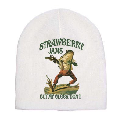 Strawberry Jams But My G.L.O.C.K Dont Short Acrylic Beanie