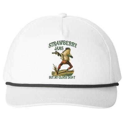 Strawberry Jams But My G.L.O.C.K Dont Snapback Five-Panel Rope Hat