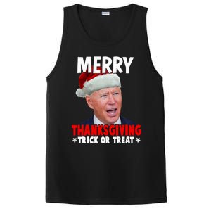 Santa Joe Biden Merry Thanksgiving Christmas Ugly Sweater Gift PosiCharge Competitor Tank