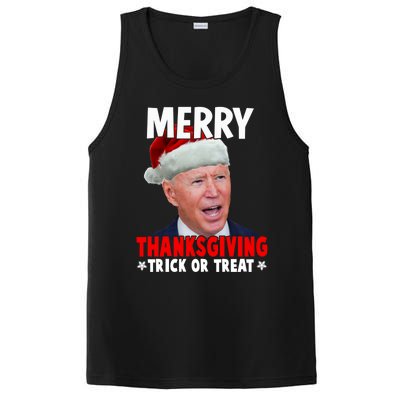 Santa Joe Biden Merry Thanksgiving Christmas Ugly Sweater Gift PosiCharge Competitor Tank