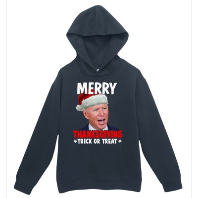 Santa Joe Biden Merry Thanksgiving Christmas Ugly Sweater Gift Urban Pullover Hoodie