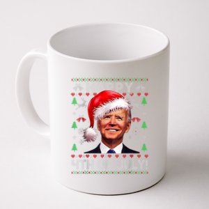 Santa Joe Biden Happy 4th Of July Ugly Christmas Sweater Coffee Mug