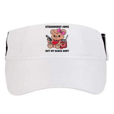 Strawberry Jams But My Gun Dont Funny Meme Adult Drive Performance Visor