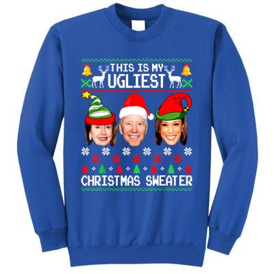 Santa Joe Biden This Is My Ugliest Christmas Sweater Ugly Gift Sweatshirt