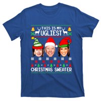 Santa Joe Biden This Is My Ugliest Christmas Sweater Ugly Gift T-Shirt