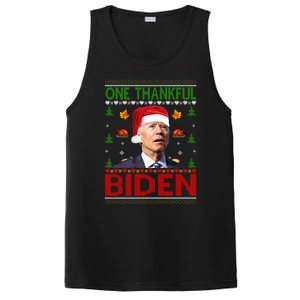 Santa Joe Biden One Thankful Biden Christmas Ugly Sweater Gift PosiCharge Competitor Tank