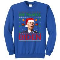 Santa Joe Biden One Thankful Biden Christmas Ugly Sweater Gift Sweatshirt