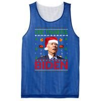 Santa Joe Biden One Thankful Biden Christmas Ugly Sweater Gift Mesh Reversible Basketball Jersey Tank