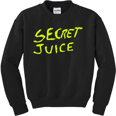 Secret Juice Bottle Kids Sweatshirt