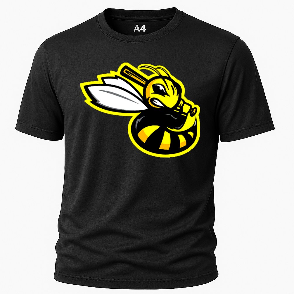 San Jose Bees California League Baseball Vintage Logo Cooling Performance Crew T-Shirt