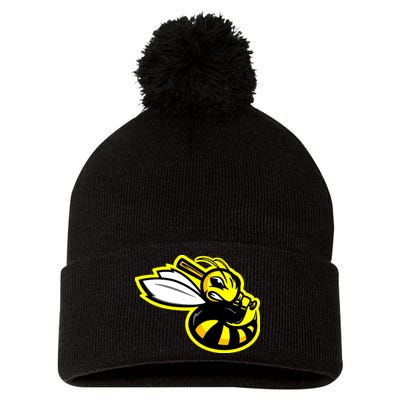San Jose Bees California League Baseball Vintage Logo Pom Pom 12in Knit Beanie