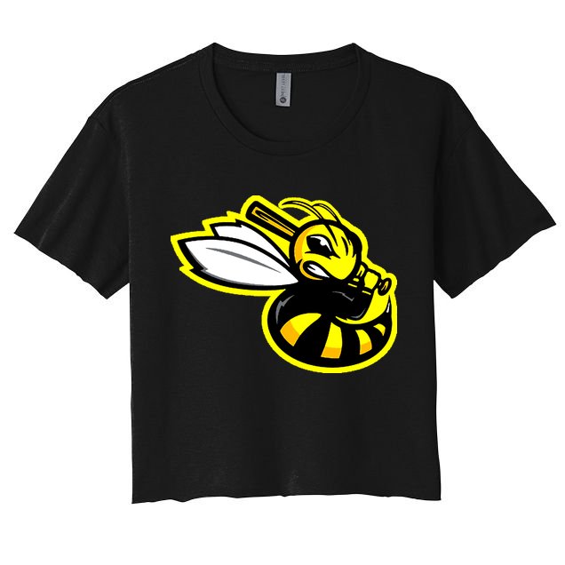 San Jose Bees California League Baseball Vintage Logo Crop Top