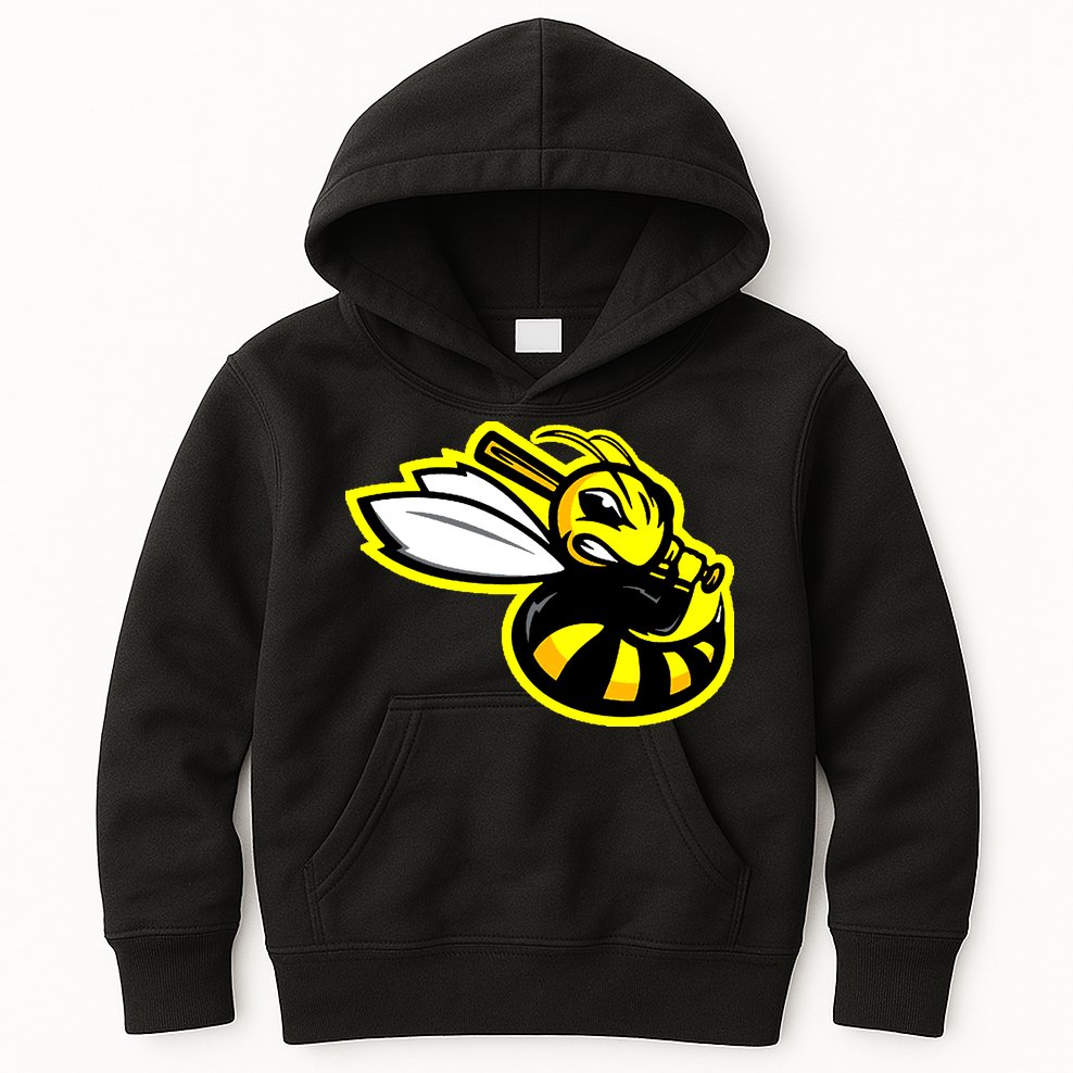 San Jose Bees California League Baseball Vintage Logo Kids Hoodie