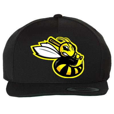 San Jose Bees California League Baseball Vintage Logo Wool Snapback Cap