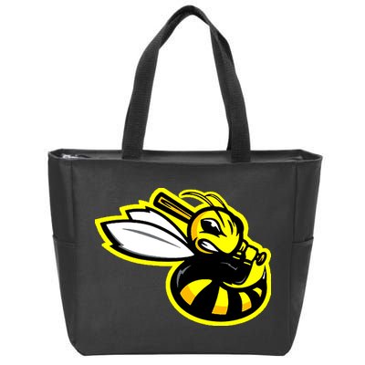 San Jose Bees California League Baseball Vintage Logo Zip Tote Bag