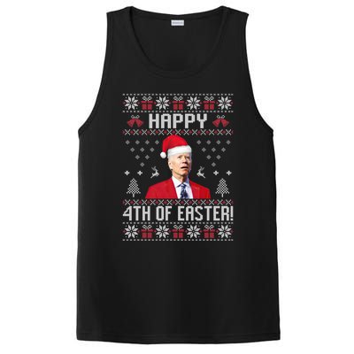 Santa Joe Biden Happy 4th Of Easter Funny FJB Anti Biden Ugly Christmas Sweater PosiCharge Competitor Tank