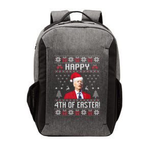 Santa Joe Biden Happy 4th Of Easter Funny FJB Anti Biden Ugly Christmas Sweater Vector Backpack