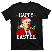 Santa Joe Biden Happy Easter Ugly Christmas T-Shirt