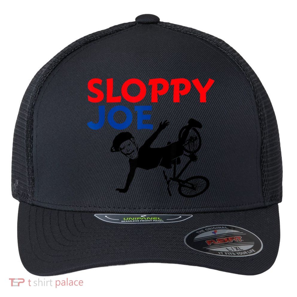 Sloppy Joe Bicycle Funny Sarcastic Flexfit Unipanel Trucker Cap