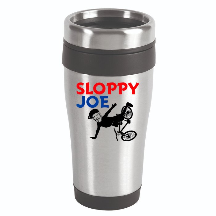 Sloppy Joe Bicycle Funny Sarcastic 16oz Travel Tumbler