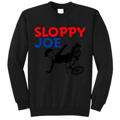Sloppy Joe Bicycle Funny Sarcastic Tall Sweatshirt