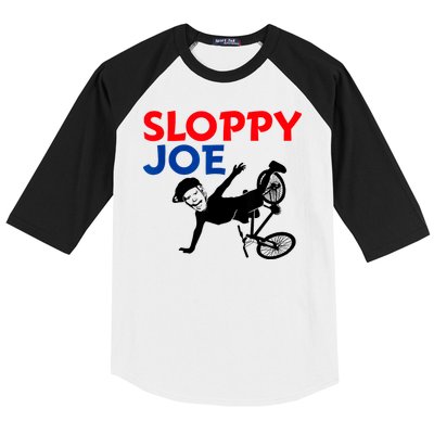 Sloppy Joe Bicycle Funny Sarcastic Baseball Sleeve Shirt