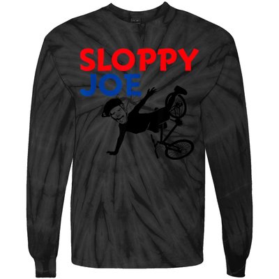 Sloppy Joe Bicycle Funny Sarcastic Tie-Dye Long Sleeve Shirt