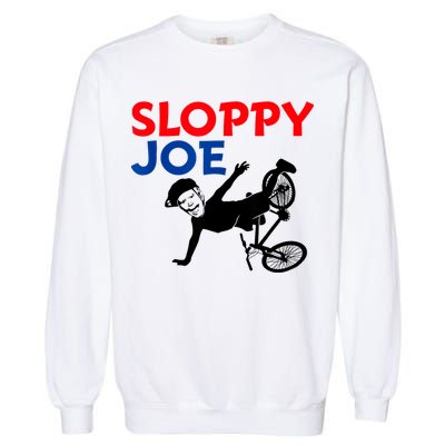 Sloppy Joe Bicycle Funny Sarcastic Garment-Dyed Sweatshirt